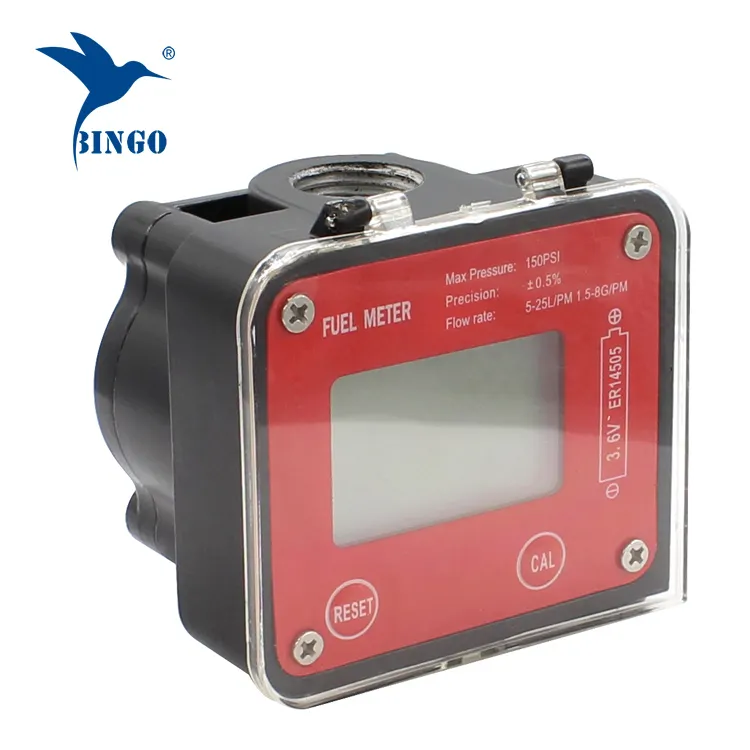 Digital Fuel Flow Meter Diesel Gasoline Methanol Water Flowmeter Counter Variable Area Water Flowmeters