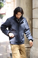 Veste d'aviateur vintage réversible imperméable de haute qualité pour homme, durable, écologique, décontractée et élégante, en toile, pour l'hiver