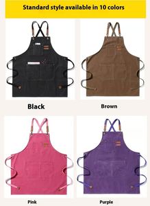 Tabliers en toile personnalisables avec logos pour les cafés, restaurants, salons de manucure, fleuristes et fermes. - Product Image 3