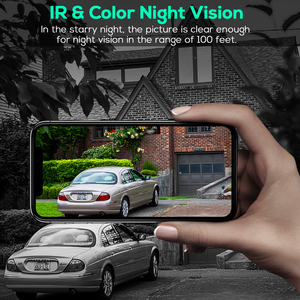 ENSTER CCTV Tenaga Surya 360 Derajat, CCTV 2 Arah Audio Penglihatan Malam Nirkabel WiFi Keamanan Bertenaga Baterai Kamera PTZ - Product Image 2