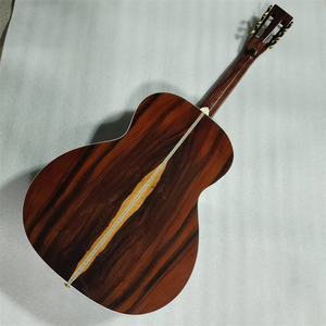 Guitarra acústica hecha a mano de <span class=keywords><strong>cocobolo</strong></span> abeto macizo de madera maciza OO42 - Product Image 2