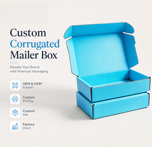 Boîte d'emballage en carton ondulé personnalisée en couleur, qualité professionnelle, pour cadeaux, électronique, articles de bar et vente au détail multi-industrielles - Product Image 3