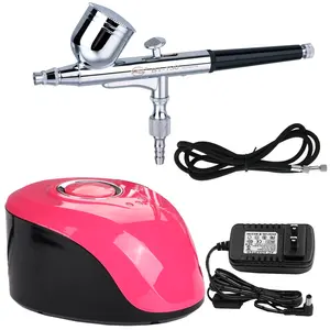 Air Brushing Machine Body Art Tattoo Nail Painting Mini Spray Makeup Gun Kit Air Brushセット