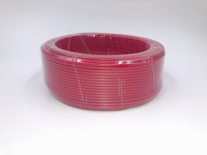 Câble BV 14AWG rouge à conducteur unique en cuivre, isolé en PVC, pour appareils électroménagers et usage domestique - Product Image 1