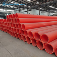 Tuyau de protection de câble électrique en PP MPP durable et économique avec connexion par fusion à chaud 90 mm 110 mm 160 mm pour projets de construction