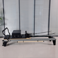 Máquina de Pilates Reformer Comercial de Aluminio con Certificación CE, Telescópica, Duradera, Personalizada OEM, para Ejercicios de Core, Venta al por Mayor