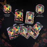 Vente en gros de cartes d'oracle Feng Shui chinoises personnalisées écologiques pour l'intérieur et l'extérieur, boîte en papier pour la prospérité familiale et la méditation