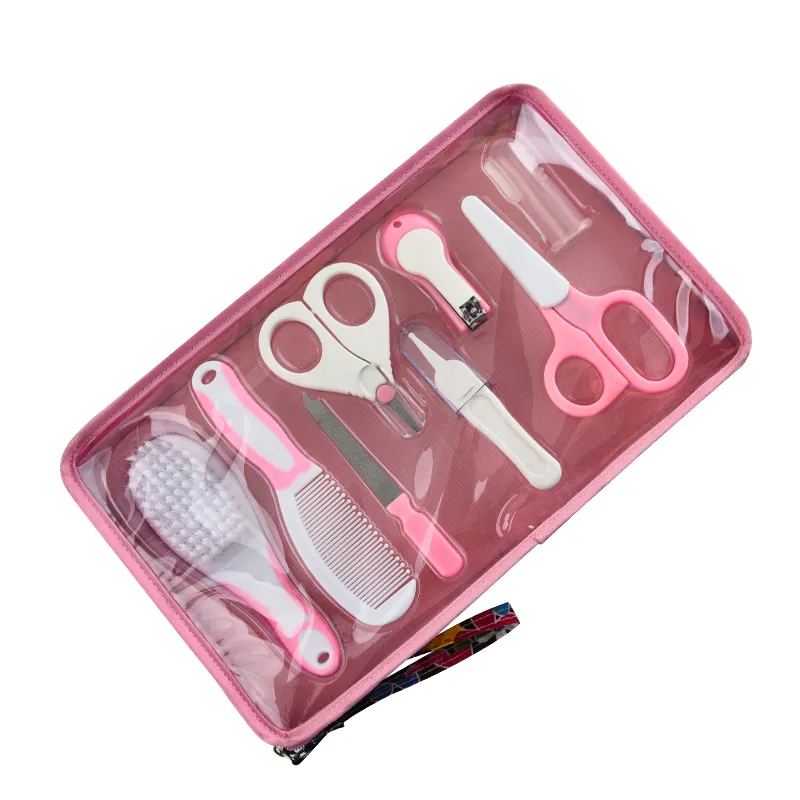 8 PCS Baby Grooming Kit Health Care Pack Nursery Care Kit child Health Supplies Set Cleaning Products Baby nail care set