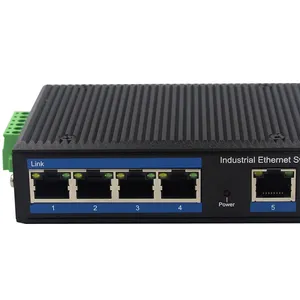 LBTD05G 산업용 스위치 5 1000Mbps 이더넷 포트 전원 공급 장치 PoE DC Rang 12-52V