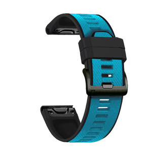 Bracelet de montre en silicone respirant de luxe 22 mm 26 mm pour Garmin Fenix 5 6x 7x <span class=keywords><strong>Forerunner</strong></span> 945 <span class=keywords><strong>955</strong></span> 965 Smart Belt - Product Image 1
