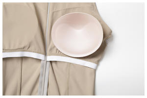 Vestido de tenis para <span class=keywords><strong>mujer</strong></span> con pantalones cortos Body transpirable deportes al aire libre desnudo ajustado ejercicio venta al por mayor logotipo personalizado - Product Image 3