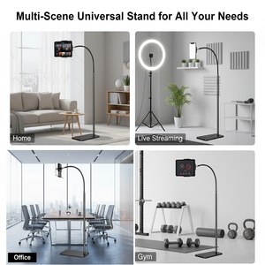 Soporte Metálico <span class=keywords><strong>para</strong></span> Teléfono con Brazo Largo y Flexible, con Rotación de 360 Grados °   Soporte Flexible con <span class=keywords><strong>Clip</strong></span> Ajustable <span class=keywords><strong>para</strong></span> Tablet PC de 4.6-13 Pulgadas, Compatible con <span class=keywords><strong>iPad</strong></span>/Tablet/iPhone - Product Image 4