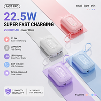 Nouvelle Offre 2026 : Batterie Externe Portable 20000mAh avec Affichage LED, Charge Super Rapide PD22.5W pour Smartphone – Fournisseur OEM/ODM