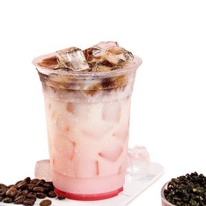 Gobelets en plastique PET transparents jetables de 10oz, 12oz, 14oz, 16oz, 24oz pour boissons froides et café, avec couvercle, vente en gros de marques - Product Image 1