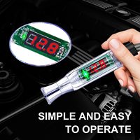 Outil de diagnostic de circuit pour voiture camion Testeur LCD Digital Display Long Probe Pen Automobile Diagnostic Repair Tools