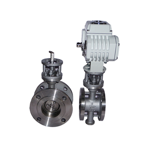 Válvula de cierre tipo DN150 de 6 pulgadas de alto rendimiento PN40 de acero inoxidable con doble brida y sello duro - Product Image 5