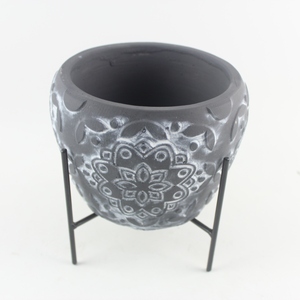 Pot de fleurs de jardin en ciment de haute qualité Totem <span class=keywords><strong>Bonsai</strong></span> Pots succulents Offre Spéciale jardinières décoratives à vendre - Product Image 3