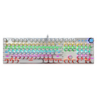 Clavier de jeu de clavier d'axe vert transfrontalier ordinateur de bureau Version mécanique réelle avec bouton conçu pour les joueurs
