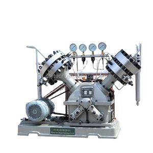 Compresores Industriales de Diafragma para Gas de Cloruro de Metilo <span class=keywords><strong>CH3Cl</strong></span>, Helio He y Hidrógeno, de Alta Presión (350 Bar), con Motor - Product Image 1