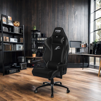 Chaise de jeu masseur lombaire personnalisable Chaise de bureau de course réglable en cuir synthétique Chaise de joueur