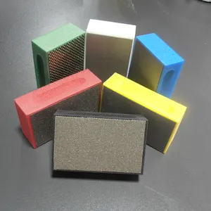 KGS DiamondハンドサンディングパッドFoam Backed Glass Polishing Pad Stone Ceramic Tile Grinding