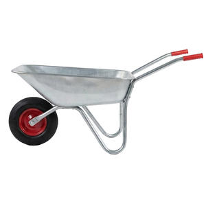 Carretilla de Servicio Pesado de Metal y Acero, Capacidad de Carga de 100 kg, Rueda Neumática 3.50-6, Carretilla Personalizada <span class=keywords><strong>OEM</strong></span> para Construcción - Product Image 2