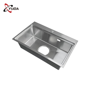 Project-fregadero de cocina Nano personalizado, de acero inoxidable 304, con <span class=keywords><strong>grifo</strong></span> y cesta, arandela de taza para el hogar y comercial - Product Image 3