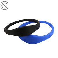 Pulsera de Silicona Luminosa con NFC RFID |   NTAG213/215/216 13.56MHz |   Código QR Personalizado, Ecológico, de Caucho Reciclado, Resistente al Agua