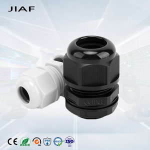 JIAF G1/2(6-12 мм) Заводская розетка серии G черный IP68 Водонепроницаемый Кабельный сальник G1/4 G3/8 Разъем Grey пластиковое соединение - Product Image 1