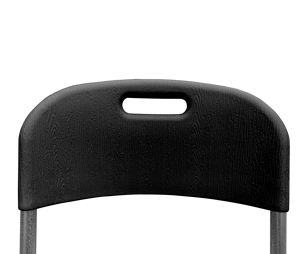 Venta al por mayor de fábrica portátil negro grano de madera silla plegable silla al aire libre - Product Image 4