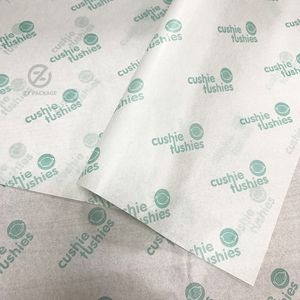 신발 의류 선물 포장을위한 프리미엄 17gsm 맞춤형 브랜드 인쇄 티슈 페이퍼 로고 선물 포장지 - Product Image 2