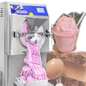 Mvckyi 100L/H 5Functions Commercial Hard Ice Cream Machine Cheap Price Batch Freezer full automatic Italy hard ice cream machine