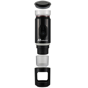 <span class=keywords><strong>Cafetera</strong></span> Espresso Portátil Anbo, 18 Bares de Presión, Acero Inoxidable, Control Manual, <span class=keywords><strong>Molinillo</strong></span> Ajustable, Autolimpieza, Enchufe EU/US - Product Image 2