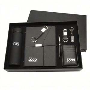 Custom Logo 7-Piece <b>Gift</b> <b>Set</b>: Insulated Tumbler, Notebook & USB Drive - Perfect for Corporate Events & Promotional Giveaways - Product Image 1