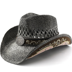 Sombrero <span class=keywords><strong>de</strong></span> vaquero <span class=keywords><strong>de</strong></span> ala ancha dura <span class=keywords><strong>de</strong></span> Texas occidental americano para hombre <span class=keywords><strong>Boa</strong></span> <span class=keywords><strong>de</strong></span> piel <span class=keywords><strong>de</strong></span> cuerno largo para pesca al aire libre Sombreros <span class=keywords><strong>de</strong></span> paja <span class=keywords><strong>de</strong></span> papel <span class=keywords><strong>de</strong></span> viaje México - Product Image 1
