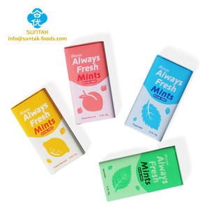 Scatola di caramelle allo xilitolo morbido e gommoso sfuso del fornitore di fabbrica/caramelle senza zucchero in busta con mentine piccanti per l'alito alla cannella - Product Image 1