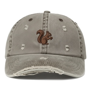 OEM Custom Washed Cotton 6 Panel Golf Baseball Cap Unstructured Embroidered <b>Dad</b> <b>Hats</b> Wholesale for Men - Product Image 2