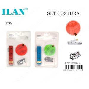 Kit da cucito Ilan con metro a nastro, forbici e portapinze, set da 3 pezzi per cucito - Product Image 1