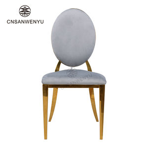 Nouvelles chaises d'hôtel résistantes d'acier inoxydable capacité de 300kg chaises d'hôtel empilables commerciales de meubles de banquet pour des événements - Product Image 5