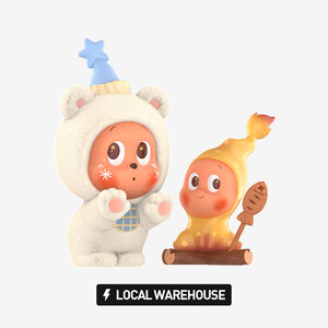 Auténtica Figura POP MART Twinkle Twinkle Warmth in a Freezing Noon 2 en <span class=keywords><strong>1</strong></span>, Juguete de Arte Flocado de Edición Limitada, Regalo, Adorno de Escritorio - Product Image 1