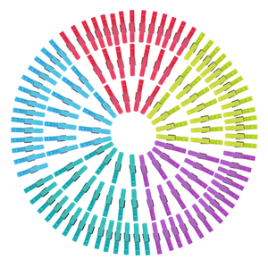 Gran oferta, 12 piezas, pinzas de <span class=keywords><strong>ropa</strong></span> de plástico coloridas ecológicas, pinzas para secar <span class=keywords><strong>ropa</strong></span> - Product Image 1