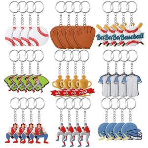 Tùy chỉnh thể thao mềm PVC Móc Chìa Khóa Móc khóa cao su mềm Silicone <span class=keywords><strong>Keyring</strong></span> 2D/3D <span class=keywords><strong>Hockey</strong></span> Bóng Rổ Bóng chuyền cao su Keychain - Product Image 2