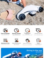 Propulseur flottant sous-marin ATV264 pour adultes et enfants, équipement de natation et de plongée portable pour activités de plein air