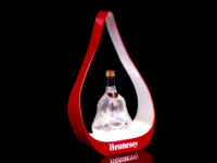 Présentoir lumineux LED en acrylique pour bouteilles d'alcool, support lumineux pour vin, présentoir de comptoir éclairé pour bar, club, pub, boîte de nuit