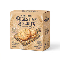 Caja para Galletas con Impresión a Todo Color Personalizada, Caja de Cartón Ecológica para Alimentos, Estilo Cajón, con Ventana
