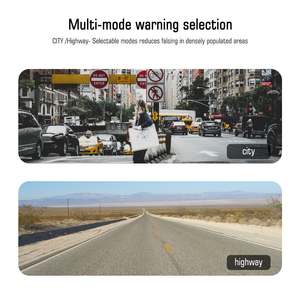 Gravador de vídeo do carro 2 em 1 e detector de radar inglês 1080p carro DVR caixa preta traço cam-fique seguro na estrada - Product Image 2