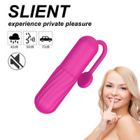 Vibrateur à balle rechargeable en silicone, best-seller Amazon, 10 vitesses, massage du clitoris, mini-vibrateur à balle, vibromasseur étanche