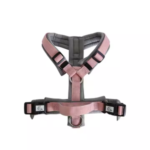 Tali kekang anjing mewah Multi warna kustom nilon dapat disesuaikan dengan fitur empuk untuk kucing jalan dan anjing - Product Image 2