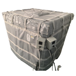 Couverture chauffante industrielle haute température pour tambour et baril IBC 1000L 1250 litres - Product Image 1
