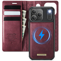 Nouvelle coque magnétique à rabat avec motif animal fait main pour / porte-cartes deux-en-un, housse de protection anti-scannage